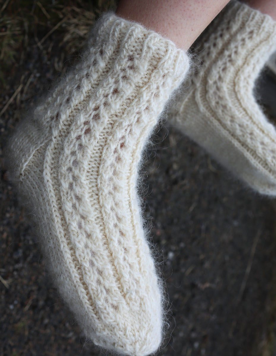 GROUSE FOOT ragg socks, ladies/men, knitting kit