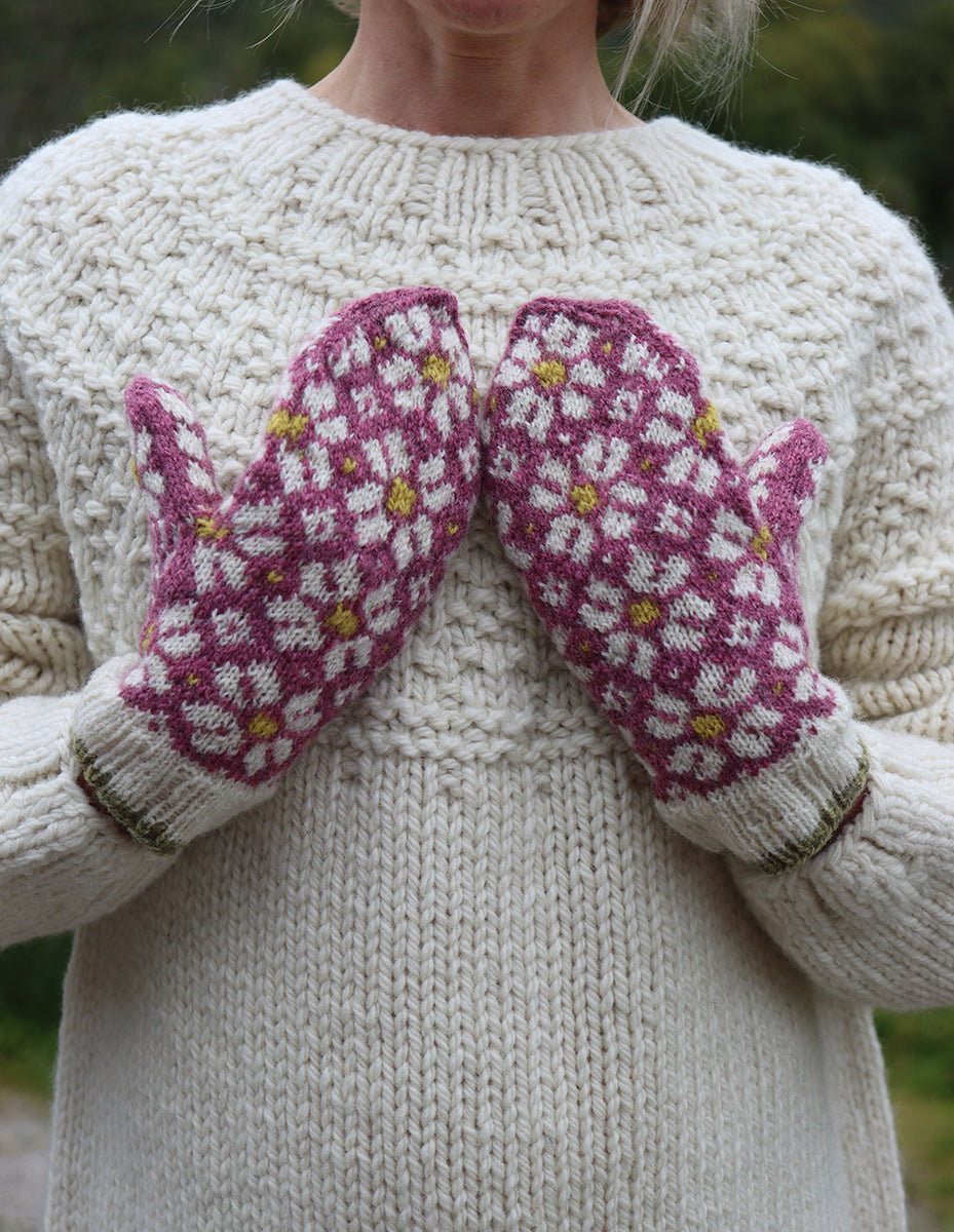 Mittens kit, Fairytale mittens, with yarn