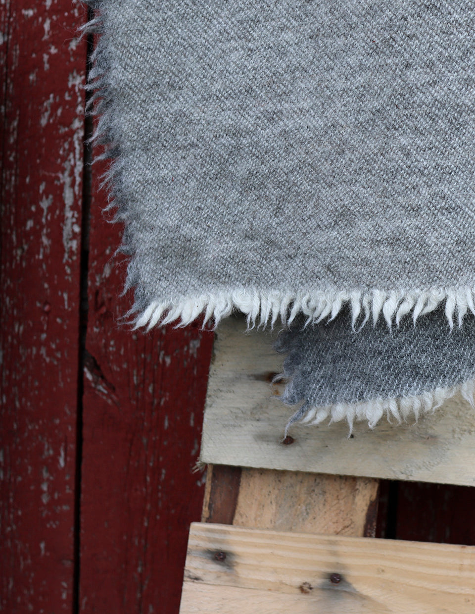 Blanket Grey Weather – Lofoten Wool