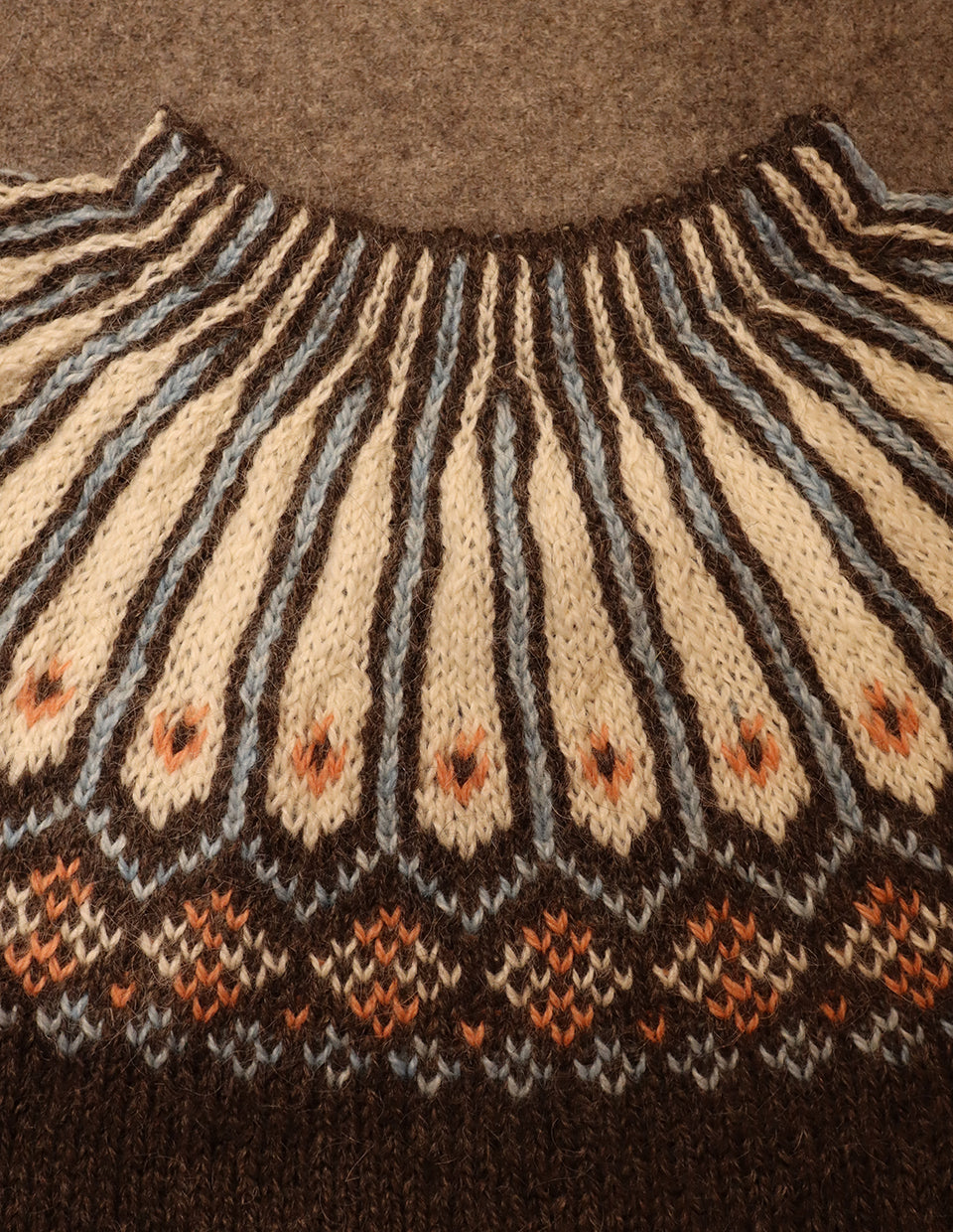 RAKEL, sweater in Old Norse wool, knitting kit