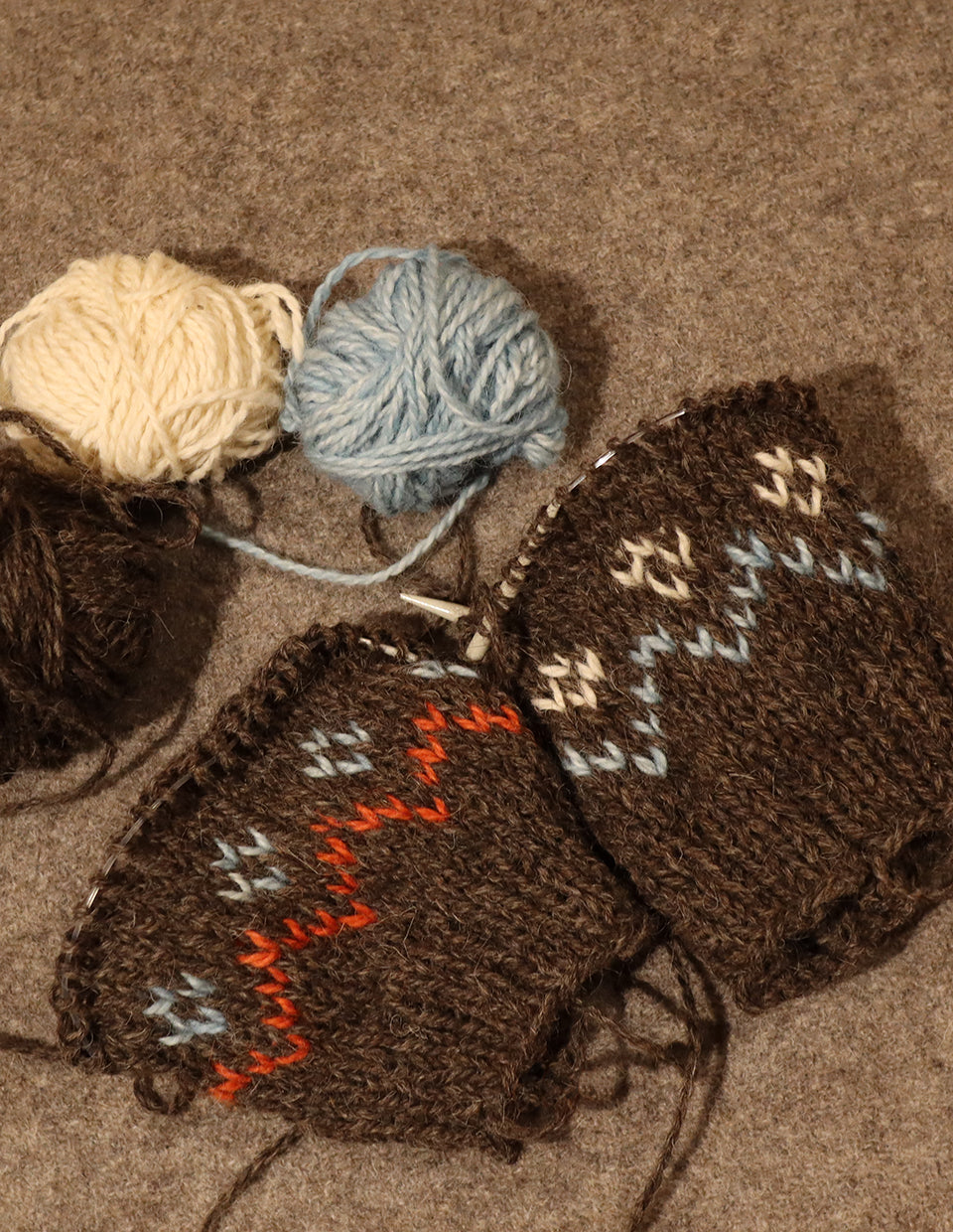 RAKEL, sweater in Old Norse wool, knitting kit