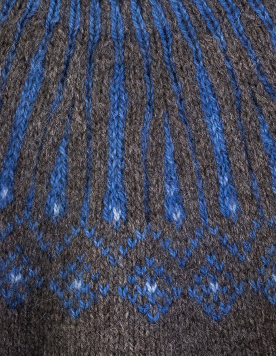 Markus in Full storm, hand knitted sweater