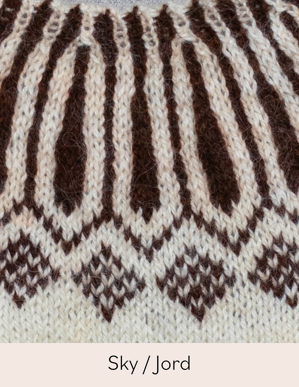 Markus in Sand, hand knitted sweater