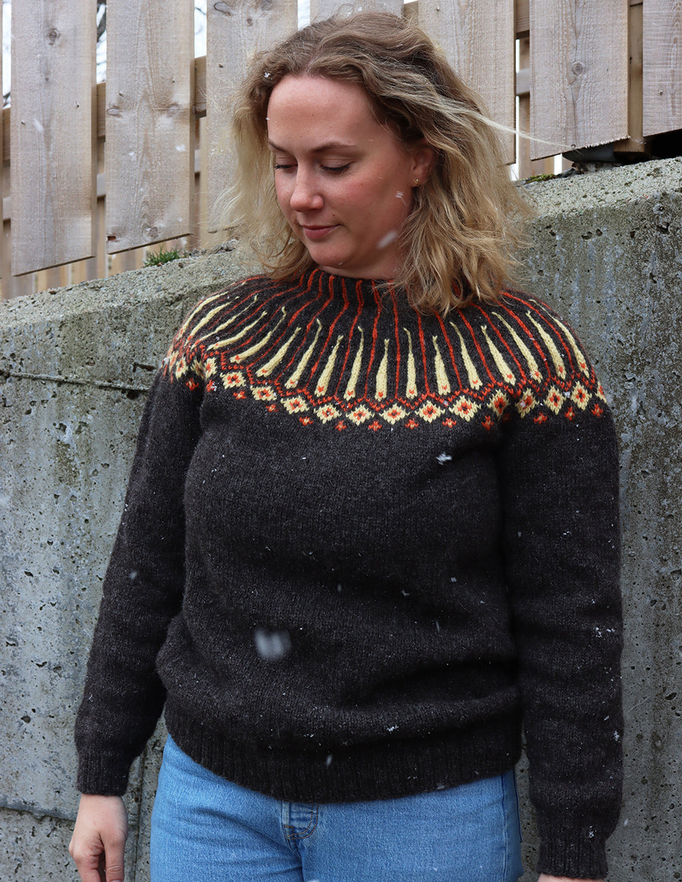 Ida sweater, knitting kit