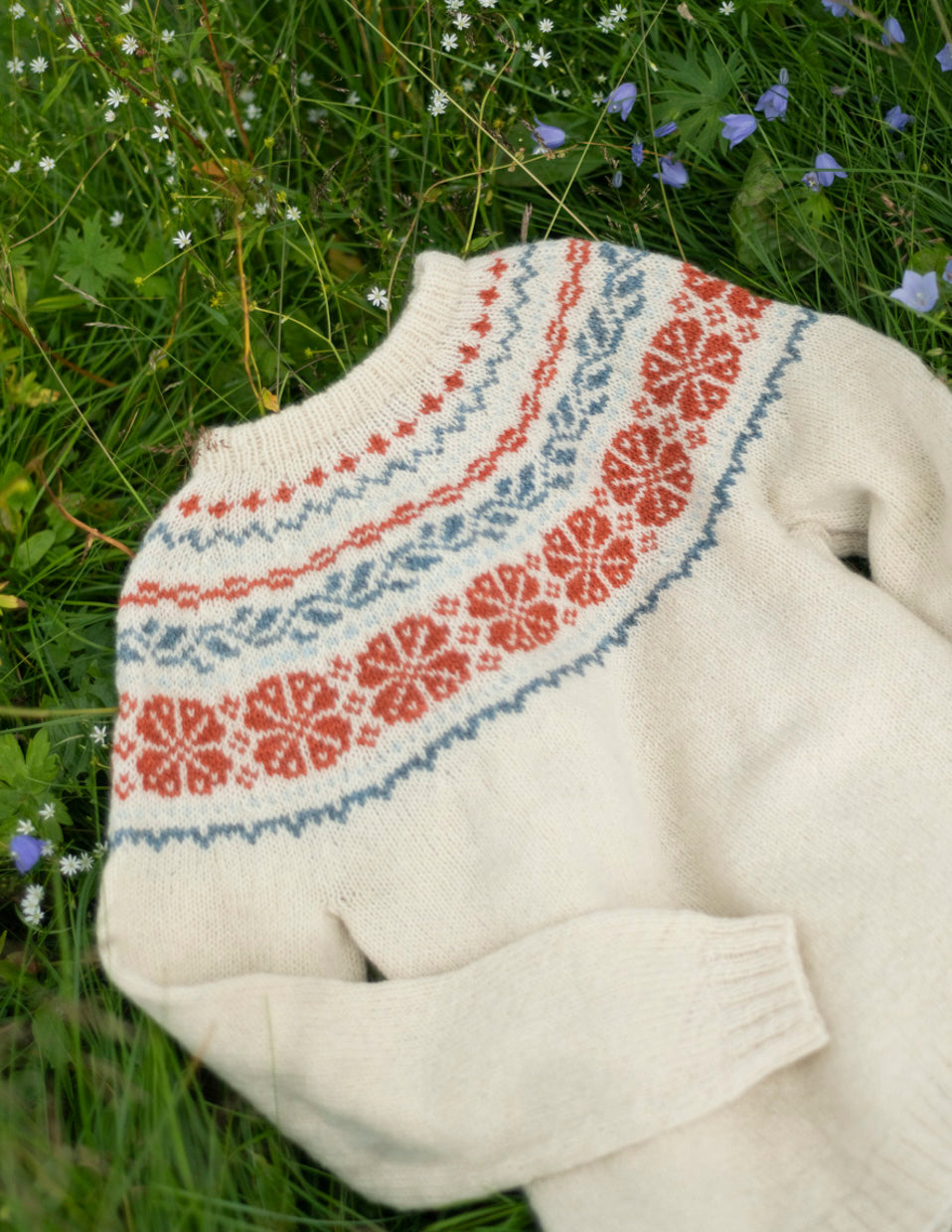 Markens Grøde (The Growth of the Field) 2 ply Uttakleiv with plant-dyed yarn, knitting kit