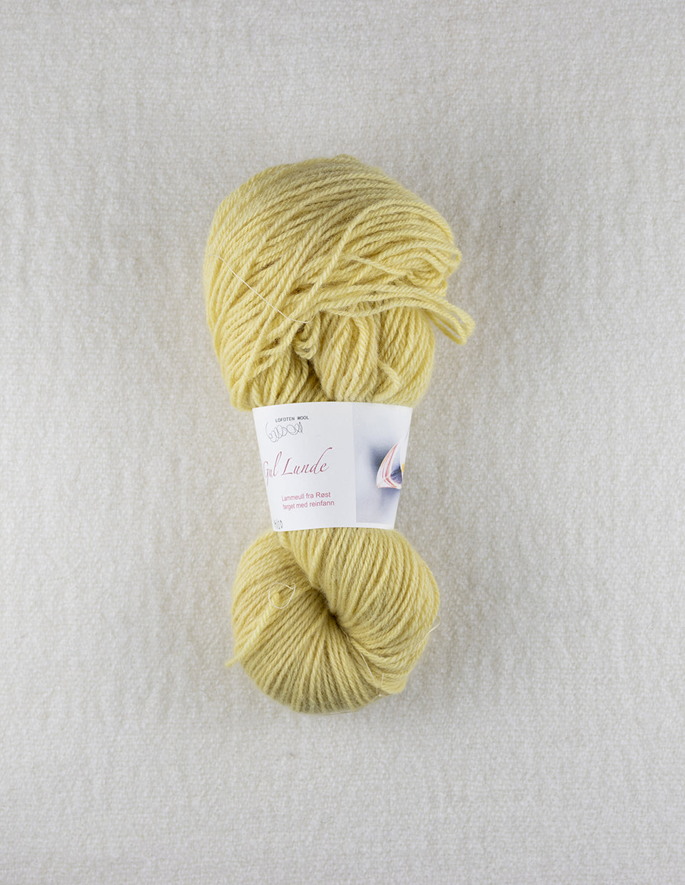 Gul Lunde 3 ply, 50/100g (Yellow Puffin) 