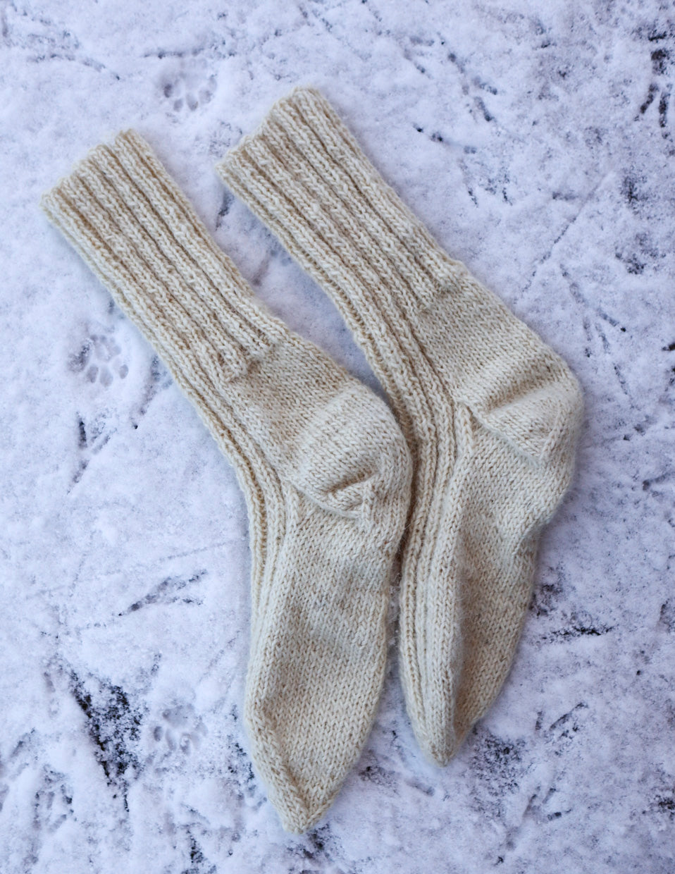 KRÅKEFOT ragg socks, ladies/men, knitting kit