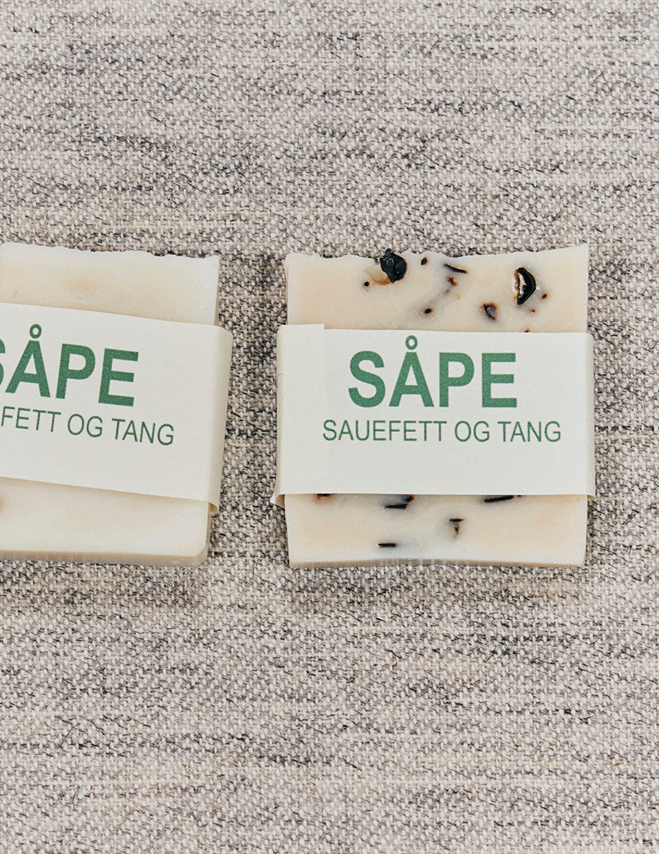 Såpe av saufett, tang