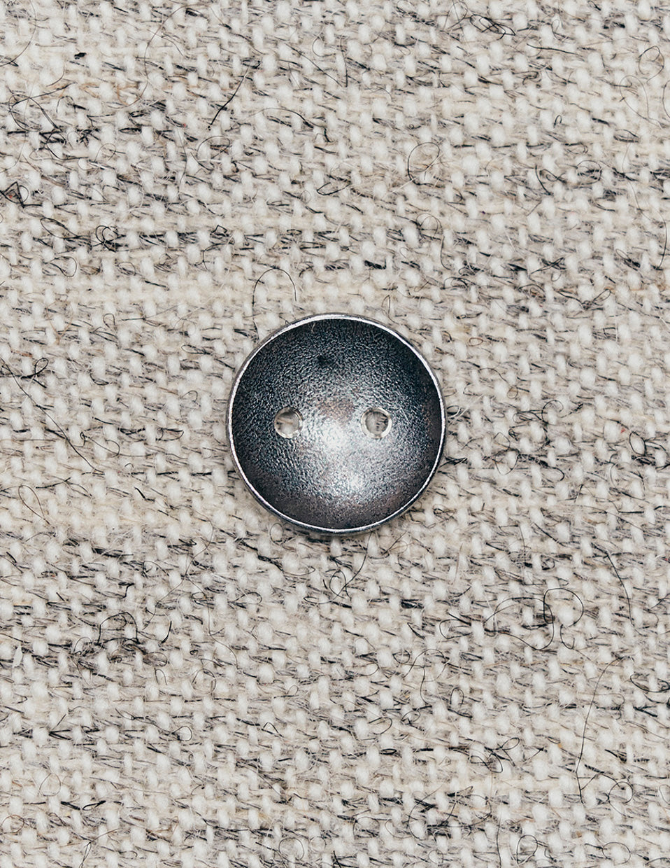 Silver button large